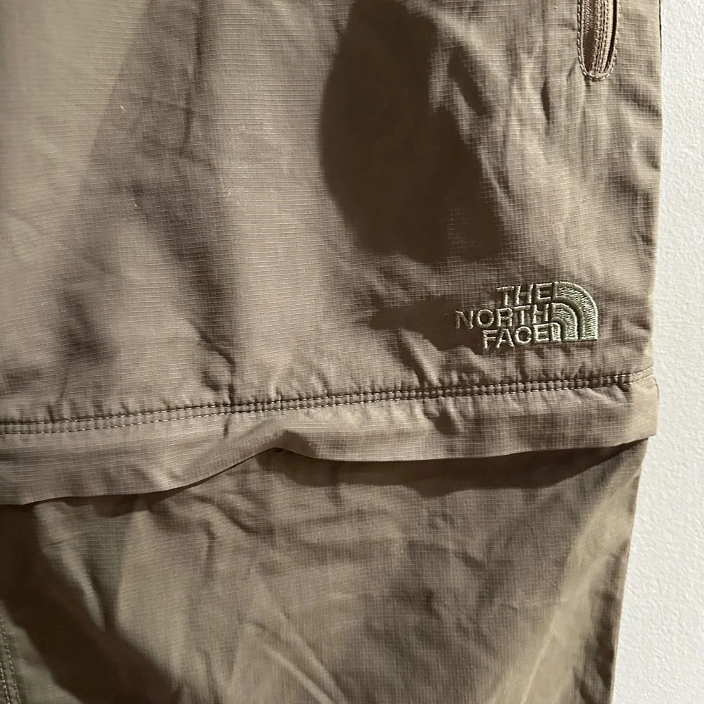 The North Face Mens Convertible Zip Off Pants‎ Khaki Size 36